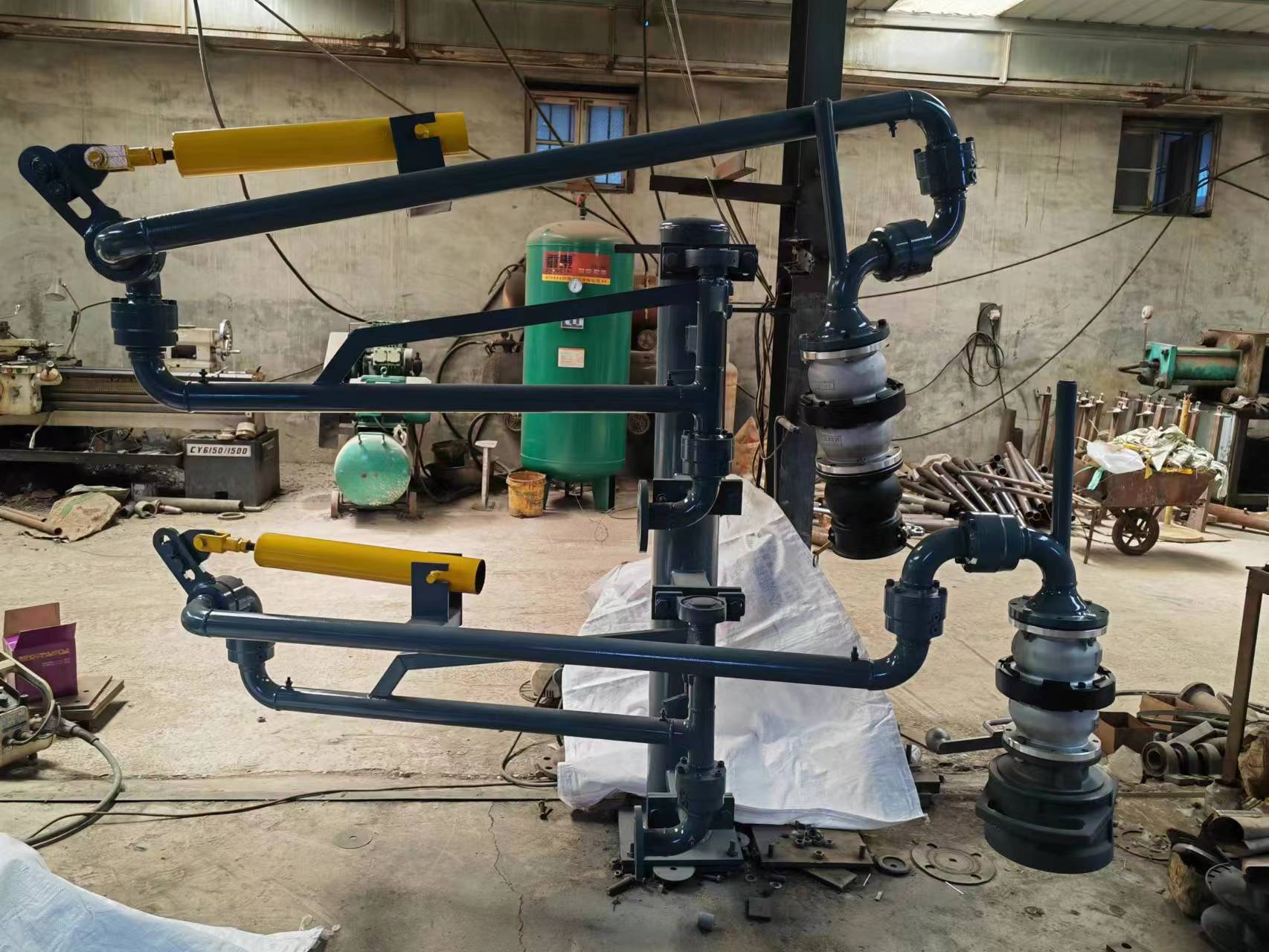 江西宜春客戶定制采購的一批AL2543汽車底部卸車鶴管(液氬鶴管)已通過物流發(fā)往使用現(xiàn)場(1) AL2543b.jpg